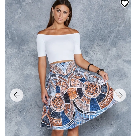 THE GRAMMAR OF ORNAMENT YOKE MIDI SKIRT - LIMITED - Picture 2 of 9